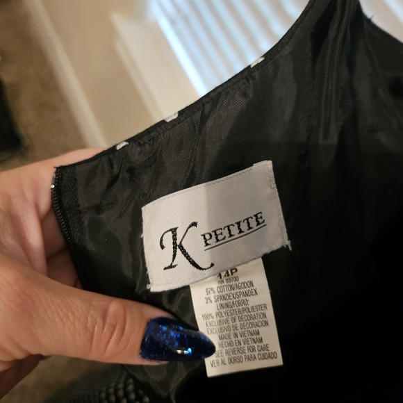 Petite Polka Dot Spaghetti Strap Dress - Picture 4 of 4